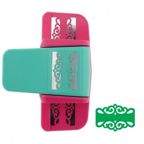 Perforator cu model bordura, dimensiuni perforare 5.7 x 3.8 cm, metal si plastic 5.7 x 3.8 cm - model 4 bordura - imagine 5